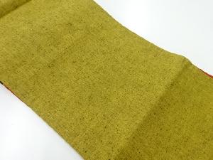リサイクル　手織り紬洒落袋帯